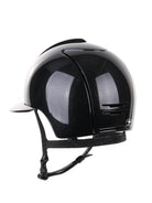 Kep Italia Paardrijhelm Cromo 2.0 Diamond Polo Klep Zwart Shaded Silver Insert Swarovski Frame