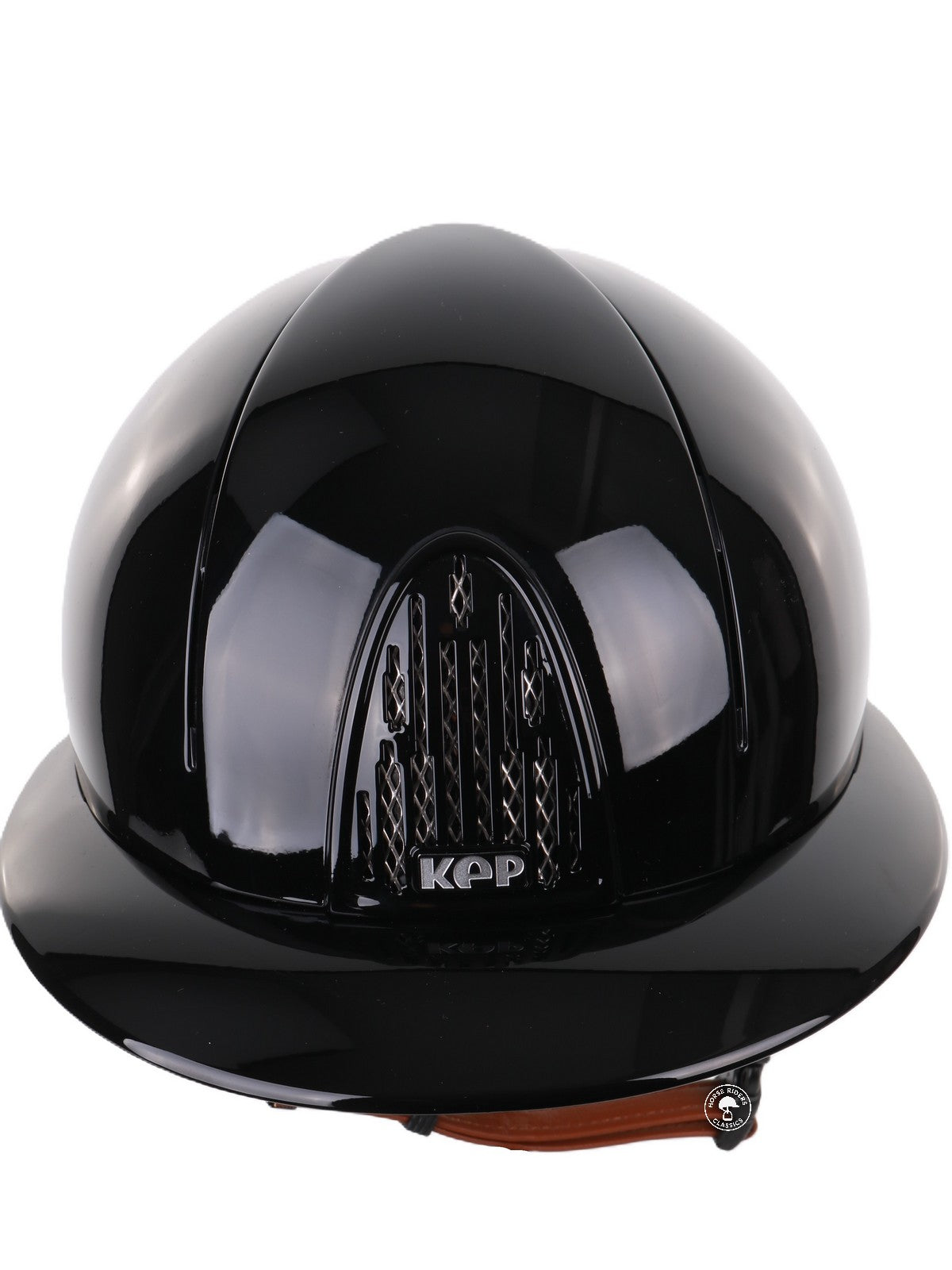 Casque d'équitation Kep Italia Smart Polish Polo Noir Jugulaire Beige