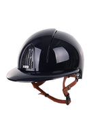 Kep Italia Paardrijhelm Smart Polish Polo Klep Blauw Beige Kinband