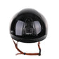 Casque d'équitation Kep Italia Smart Polish Noir Jugulaire Beige