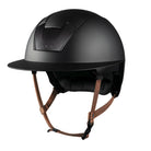 Kask Kooki Lady Black Shadow Lichtbruine Kinband Zwart