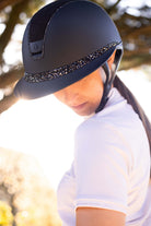 Samshield 2.0 Paardrijhelm Miss Shield Shadowmatt Black Matt 300 crystals Glacier Zwart