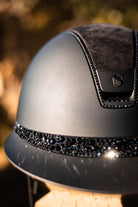 Samshield 2.0 Paardrijhelm Miss Shield Shadowmatt Black Matt 300 crystals Glacier Zwart