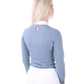 Samshield Chemise de Compétition à Manches Longues Femme Louisella Dusty Blue