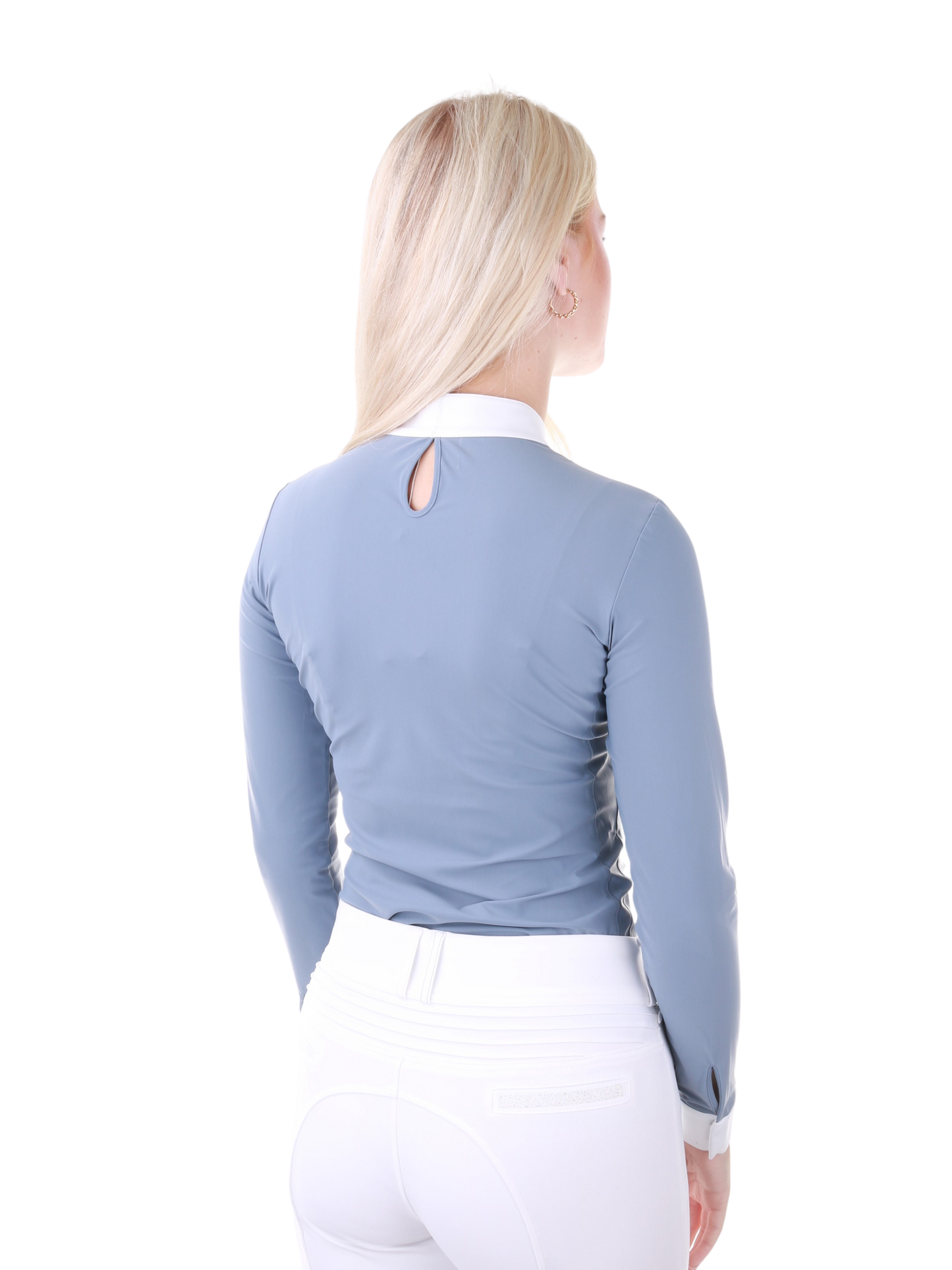 Samshield Chemise de Compétition à Manches Longues Femme Louisella Dusty Blue