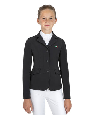 Veste de compétition Equiline pour filles Carolink bleue