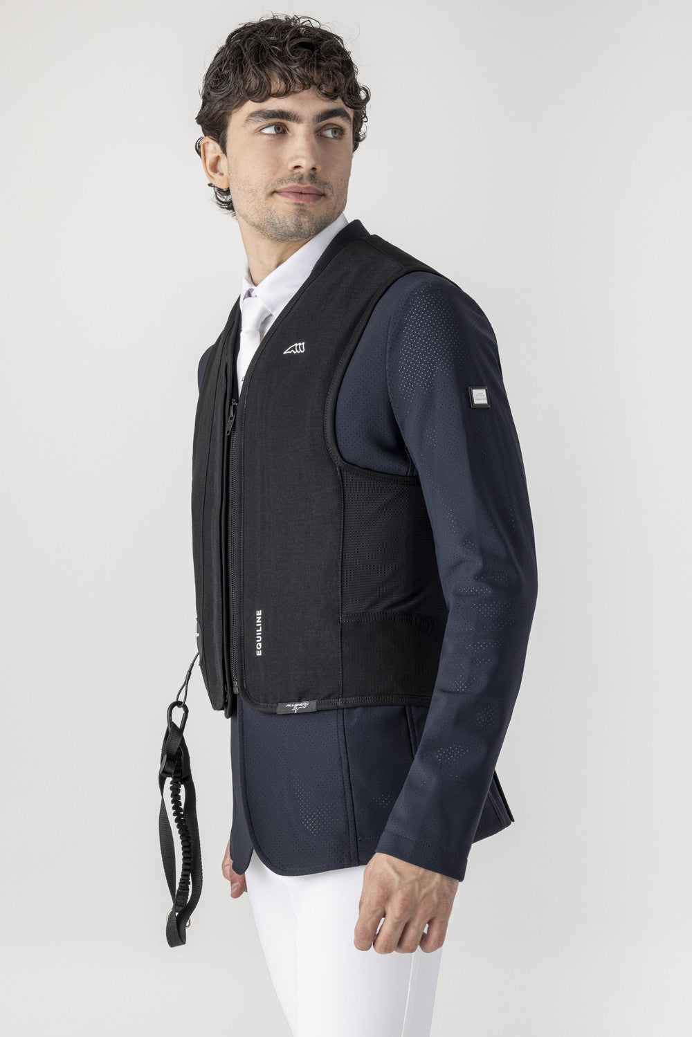 Veste airbag unisexe Equiline Belair Noir