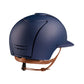 Casque Kep Italia Cromo 2.0 Matt Bleu Beige Jugulaire