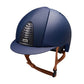 Casque Kep Italia Cromo 2.0 Matt Bleu Beige Jugulaire