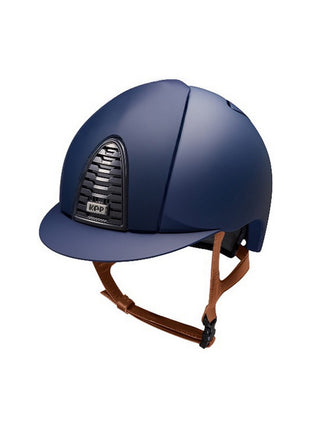 Casque Kep Italia Cromo 2.0 Matt Bleu Beige Jugulaire