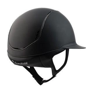 Samshield 2.0 Casque d'équitation Miss Shield Shadowmatt 300 cristaux Noir