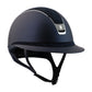 Samshield 2.0 Casque d'équitation Miss Shield Shadowmatt Broderie Fleur Navy