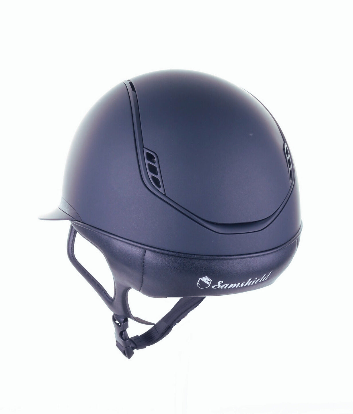 Samshield 2.0 Casque d'équitation Miss Shield Shadowmatt Ligne Sombre Marine