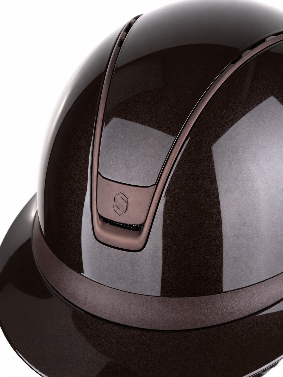 Samshield 2.0 Paardrijhelm Miss Shield Shadowglossy Darkline Bruin