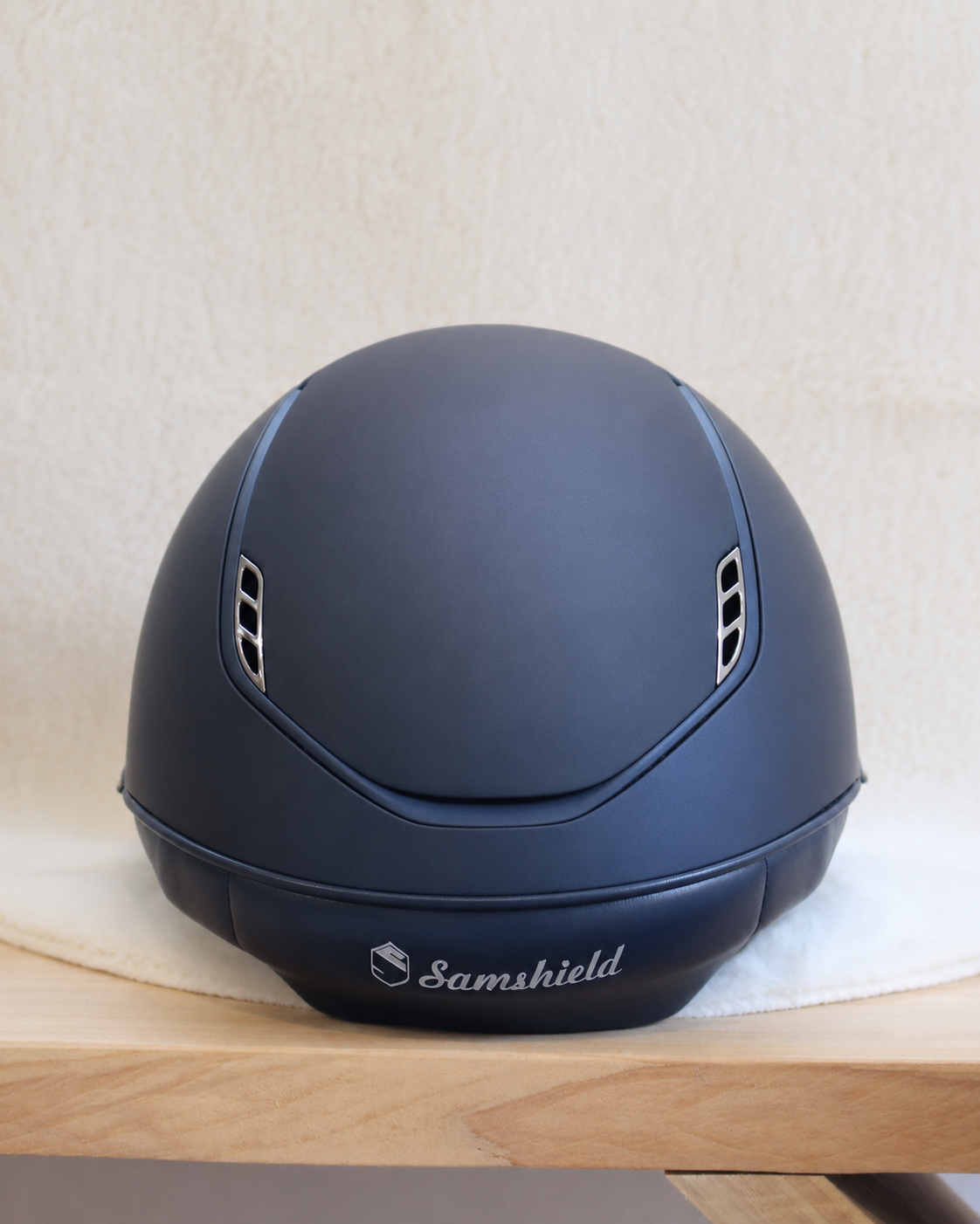 Samshield 2.0 Paardrijhelm Miss Shield Shadowmatt Navy Crystal Blazon FB Paradise Shine