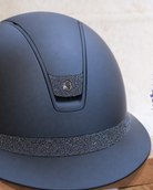 Samshield 2.0 Paardrijhelm Miss Shield Shadowmatt Navy Crystal Blazon FB Paradise Shine
