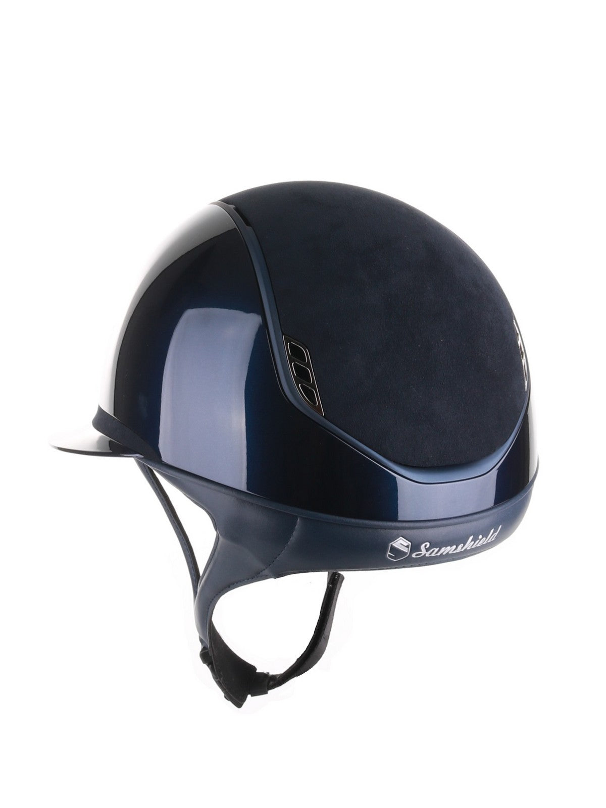 Samshield 2.0 Casque d'équitation Miss Shield Shadowglossy Ultra Fine Rock Blazon Navy