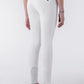 Pantalon d'équitation pour garçons avec grip aux genoux Jhoank blanc