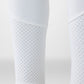Leggings d'équitation unisexes junior Equiline Full Grip Gingef Blanc