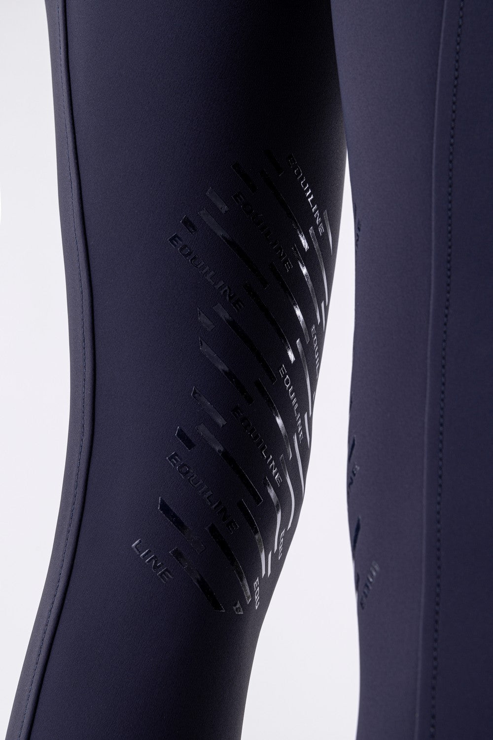 Pantalon d'équitation pour femmes Equiline avec grip aux genoux Cornek navy