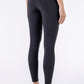 Pantalon d'équitation femme Equiline genoux grip Cornek noir