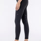 Pantalon d'équitation femme Equiline genoux grip Cornek noir