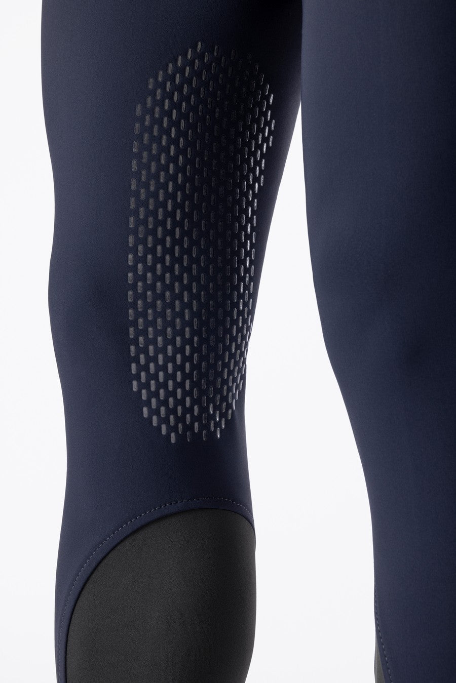 Pantalon d'équitation pour hommes avec grip aux genoux Albertk bleu