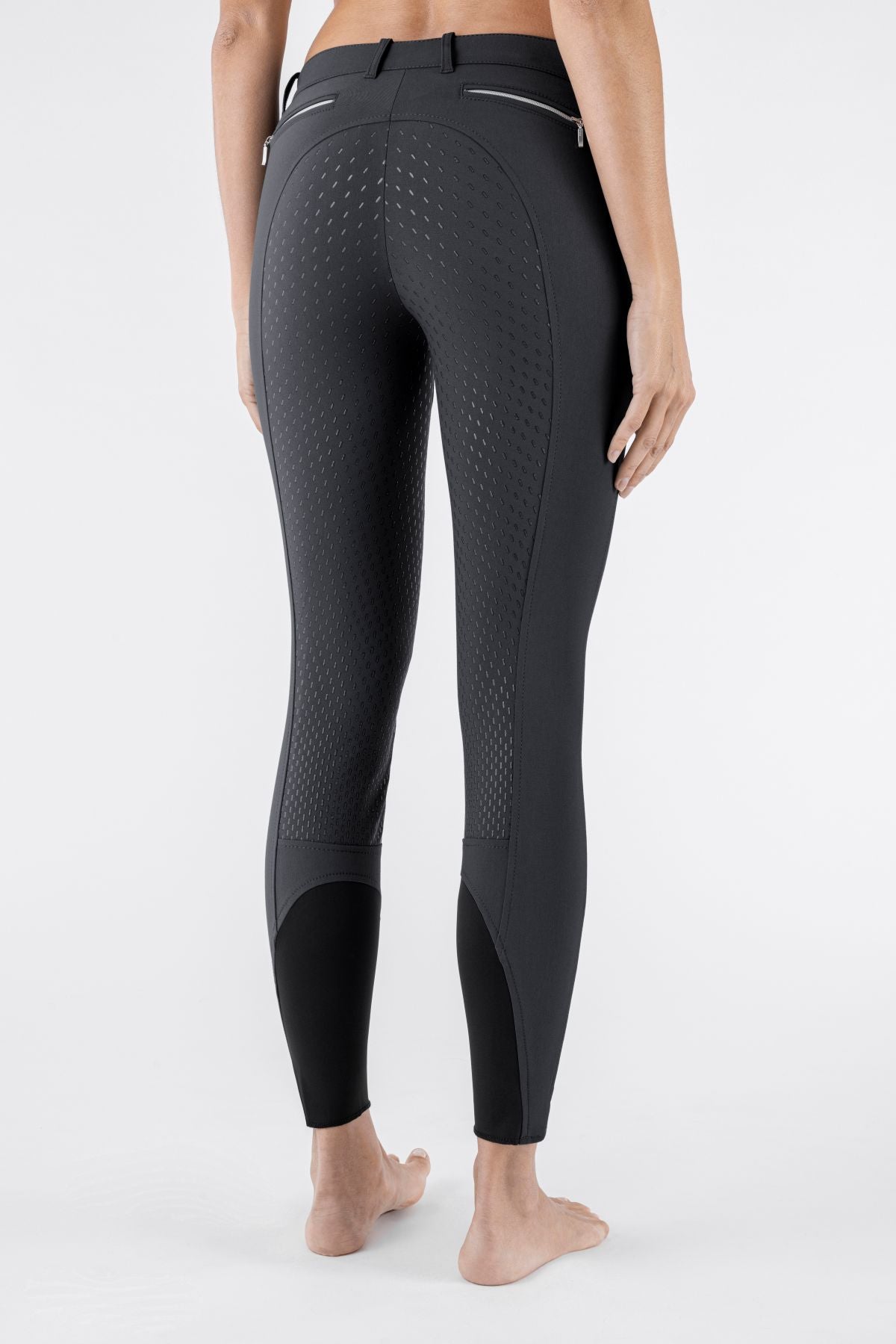 Equiline rijbroek dames full seat Eqcedar Night Grey