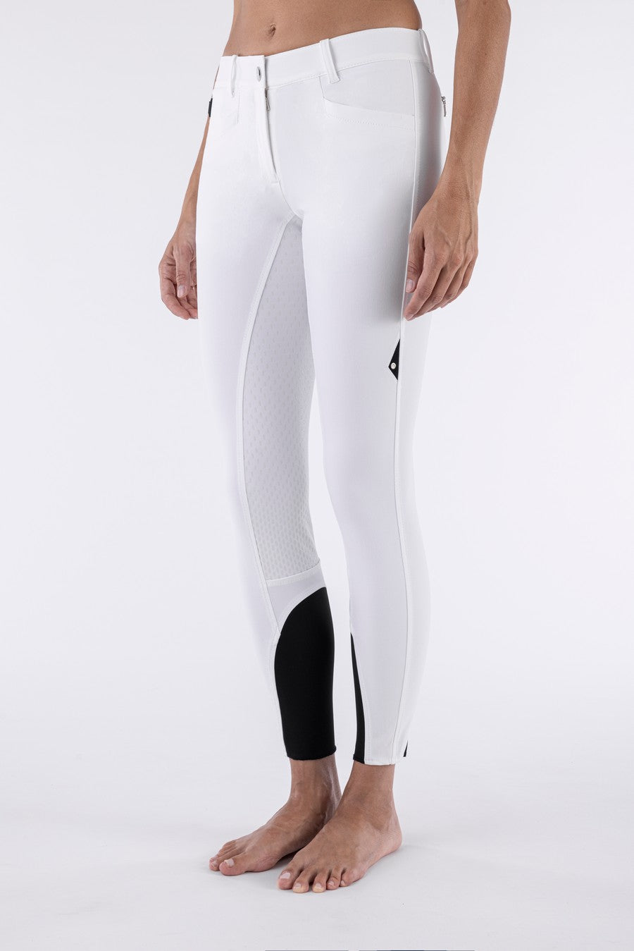 Equiline pantalon d'équitation femme full seat X-Grip Cedar blanc