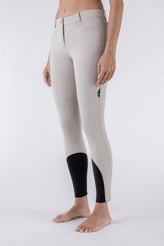 Equiline pantalon d'équitation femme genoux grip Ash beige