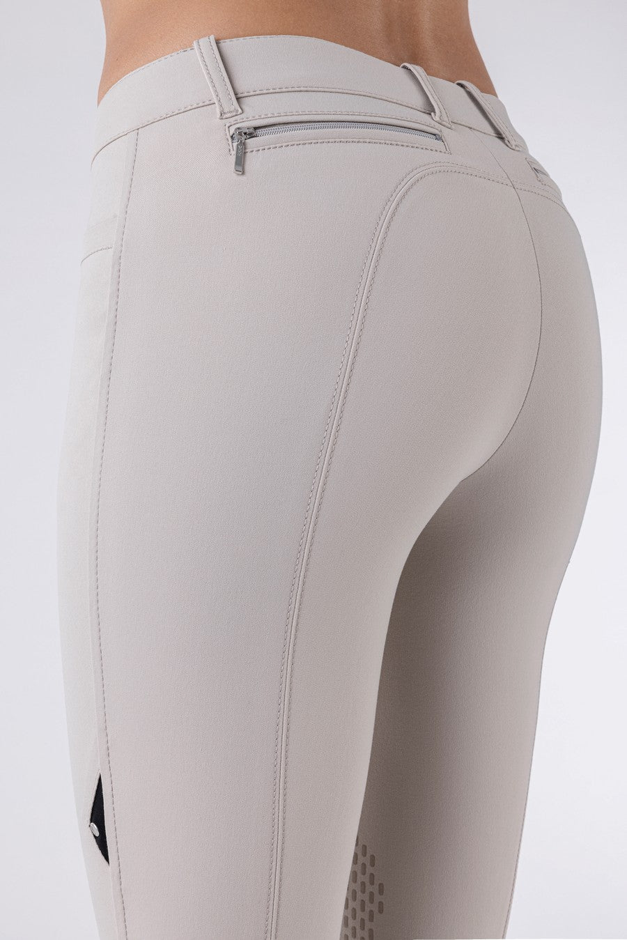 Equiline pantalon d'équitation femme genoux grip Ash beige