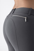 Equiline rijbroek dames knie grip Ash grijs