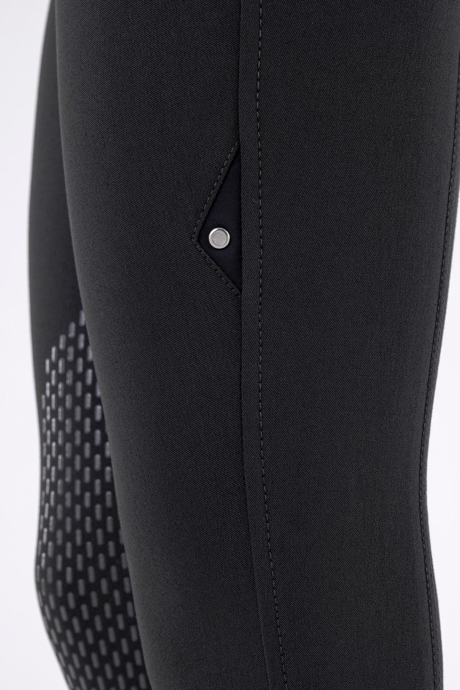 Equiline pantalon d'équitation femme genoux grip Ash noir