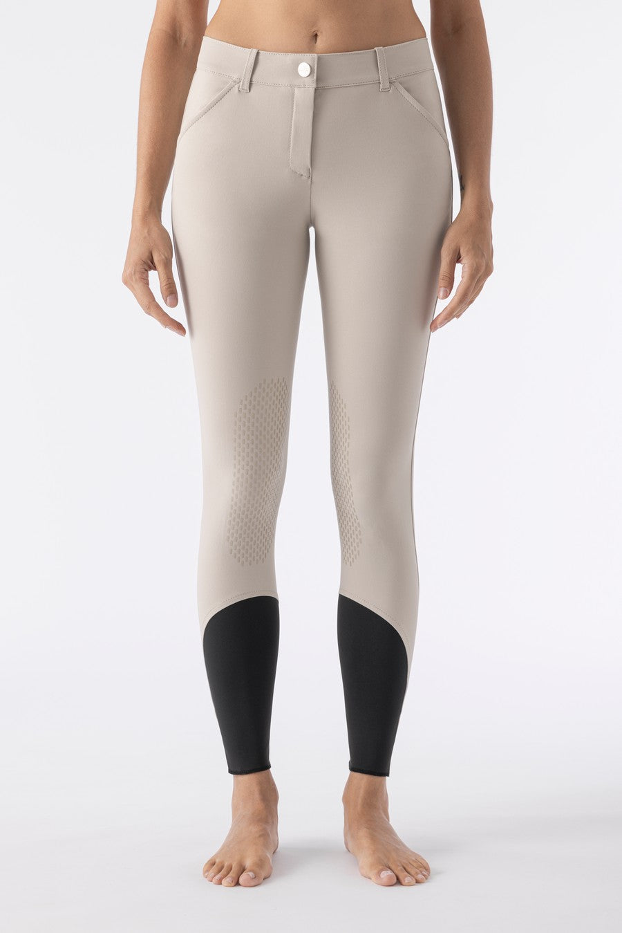 Equiline pantalon d'équitation femme genoux grip Bice beige