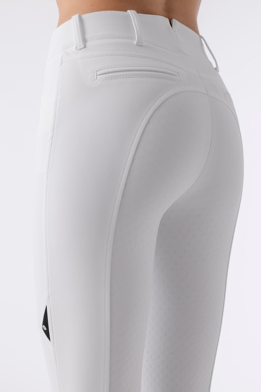 Equiline pantalon d'équitation femmes full grip taille haute Adellek Blanc