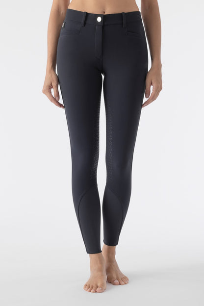 Equiline rijbroek dames full grip Ceriek navy Navy