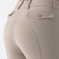 Equiline pantalon d'équitation femme full grip Ceriek Beige