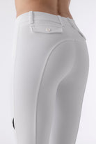 Equiline rijbroek dames knie grip Atirk wit
