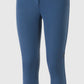 Pantalon d'équitation pour femmes avec grip aux genoux taille haute Edrikh Blue Teal