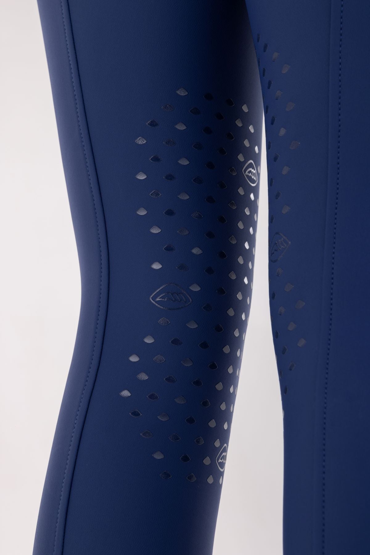 Pantalon d'équitation Equiline Winter Knee Grip Femme Cornek Logo Navy Peony