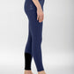 Pantalon d'équitation Equiline Winter Knee Grip Femme Cornek Logo Navy Peony