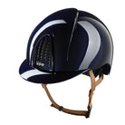 Kep Italia Paardrijhelm Smart Nova Polish Beige Kinband Blauw