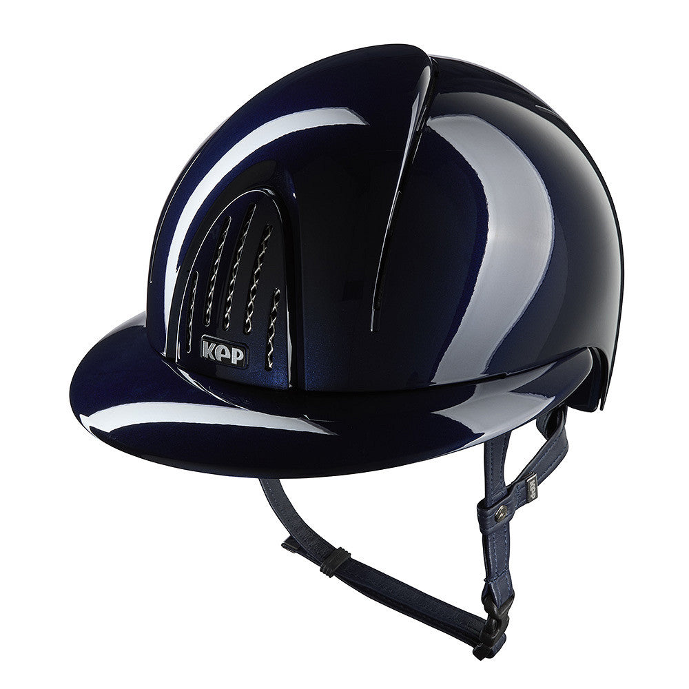 Kep Italia Paardrijhelm Smart Nova Polish Polo Klep Blauw