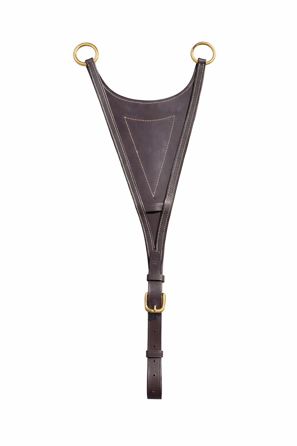 LJ Leathers Pro Selected Heritage Dichte Bib Martingaalvork bruin-goud Full