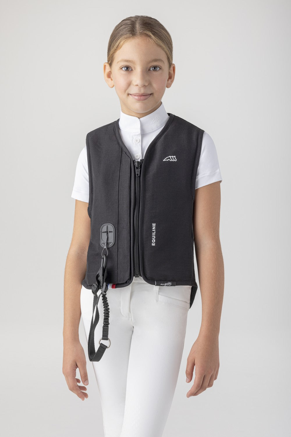 Gilet airbag Equiline Enfants Noir