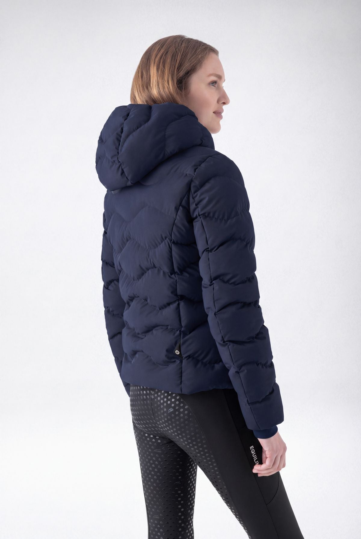 Equiline Gewatteerde Jas Dames Eqcentry Navy