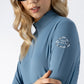 Equiline Trainingsshirt second skin dames Edison Provincial Blue