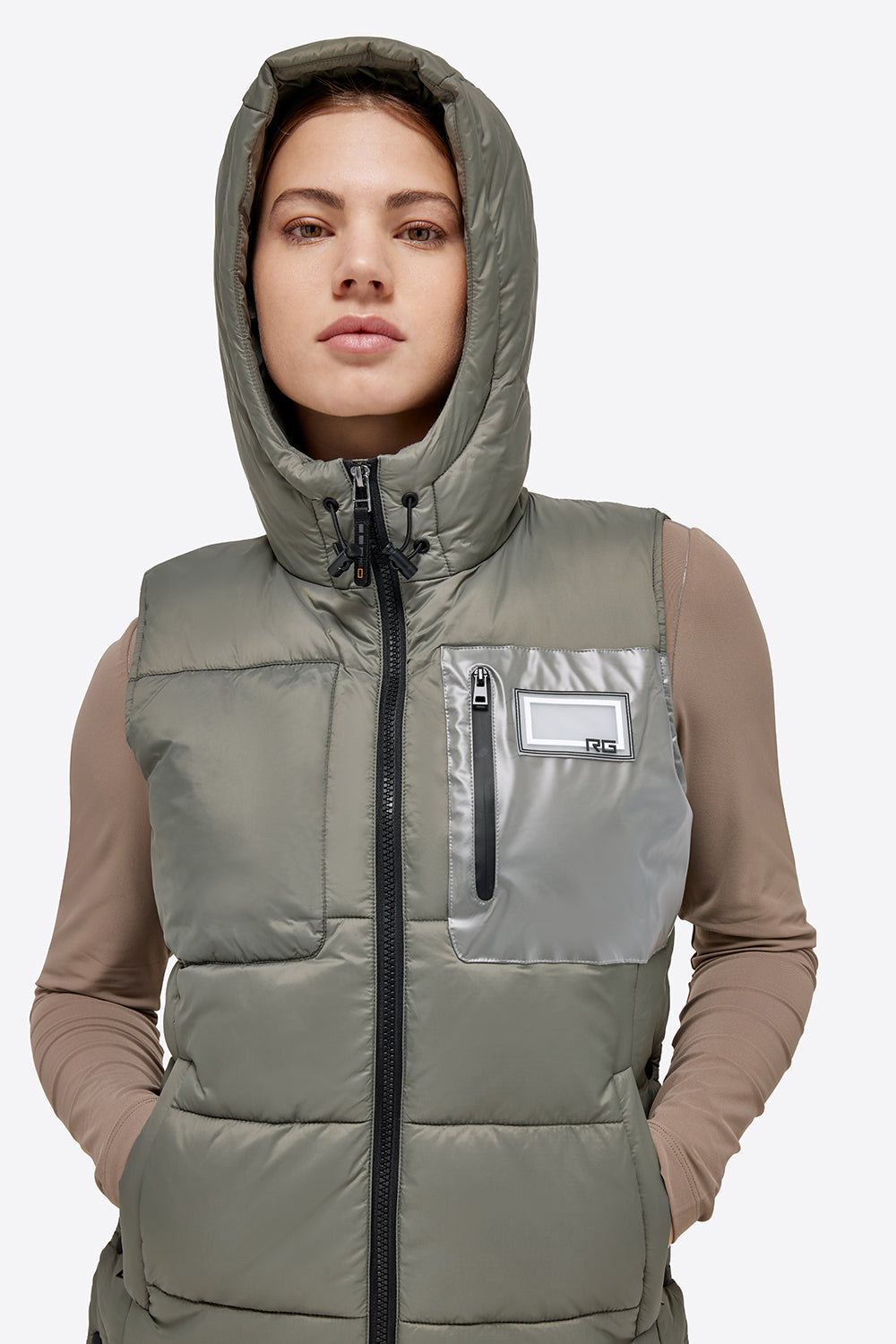 Gilet sans manches femme Vert