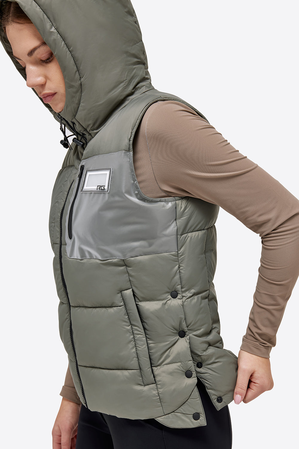 Gilet sans manches femme Vert