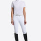 RG Maillot de compétition Jacquard manches courtes femme Blanc